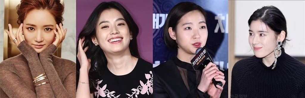 From left, actresses Go Joon-hee, Han Hyo-joo, Kim Go-eun and Jung Eun-chae. Photo: Korea Times