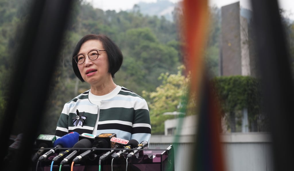 Professor Sophia Chan, the food and health secretary, on April 10. Photo: Xiaomei Chen