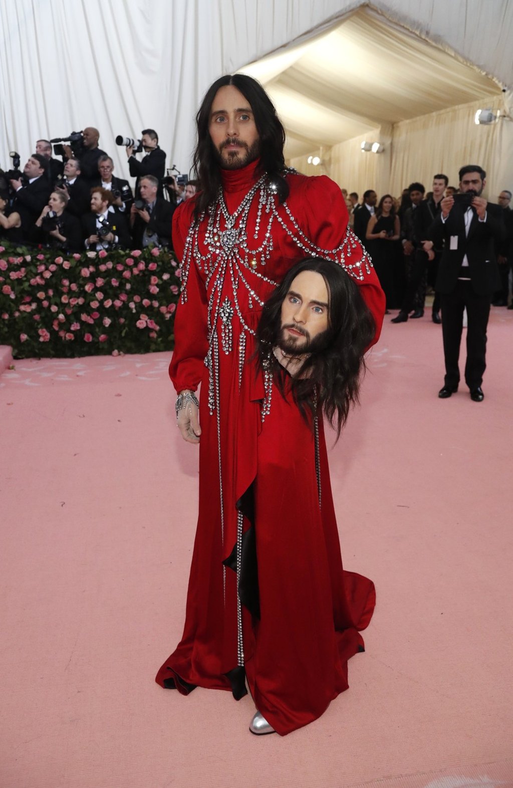 Jared Leto at the Met Gala. Photo: Reuters