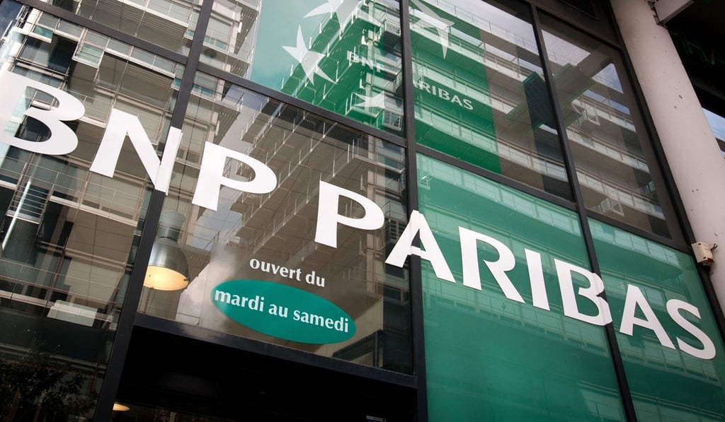 A BNP Paribas bank in Paris. In 2015, a US judge found the French bank guilty of violating US sanctions against Sudan, Cuba and Iran. Photo: AFP