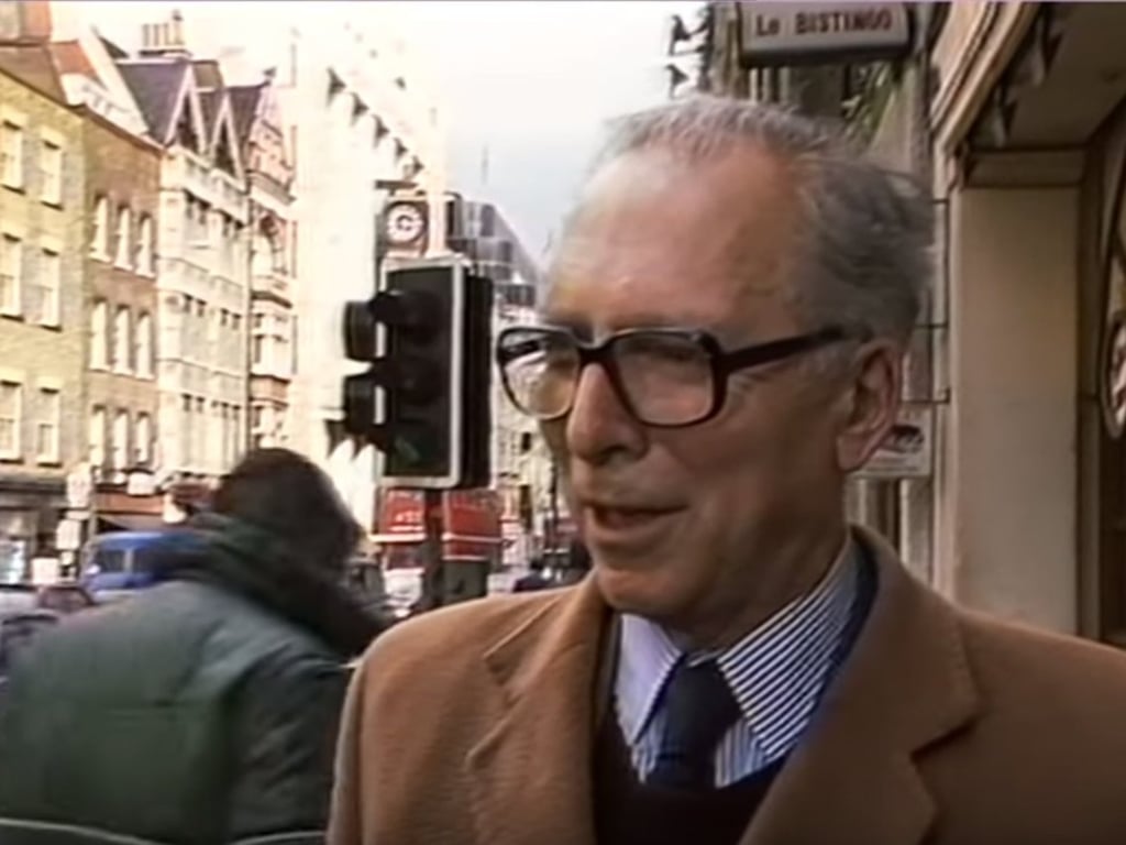 Charles Wintour. Photo: Thames News/YouTube