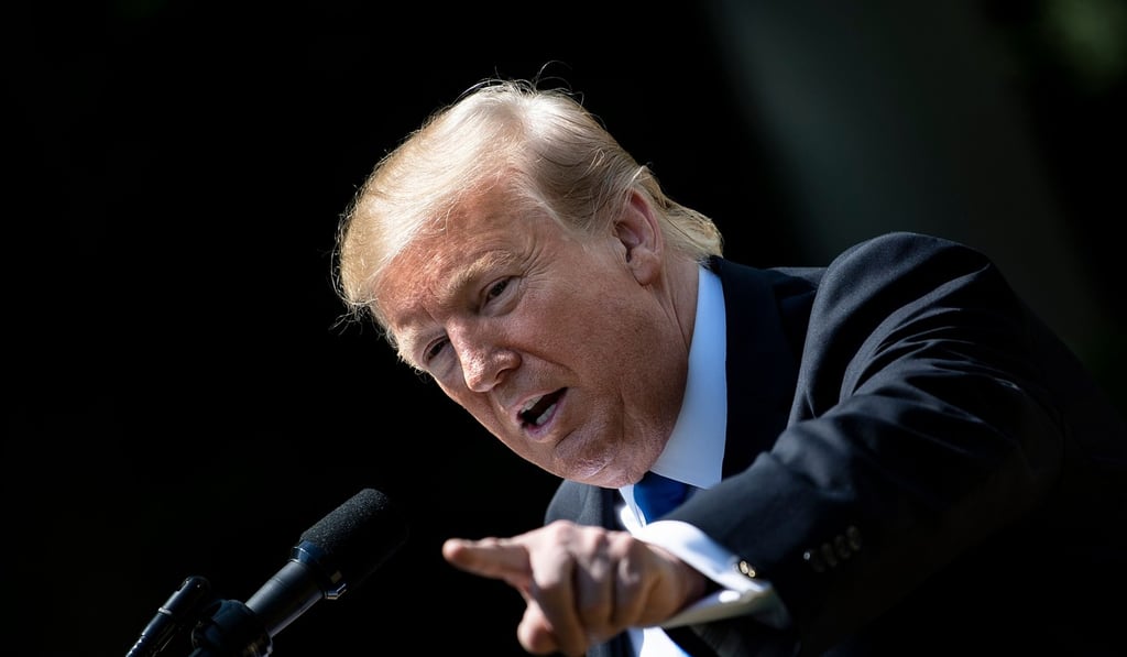 US President Donald Trump threatened on May 5 that the United States could raise tariffs on US$200 billion of Chinese goods. Photo: AFP
