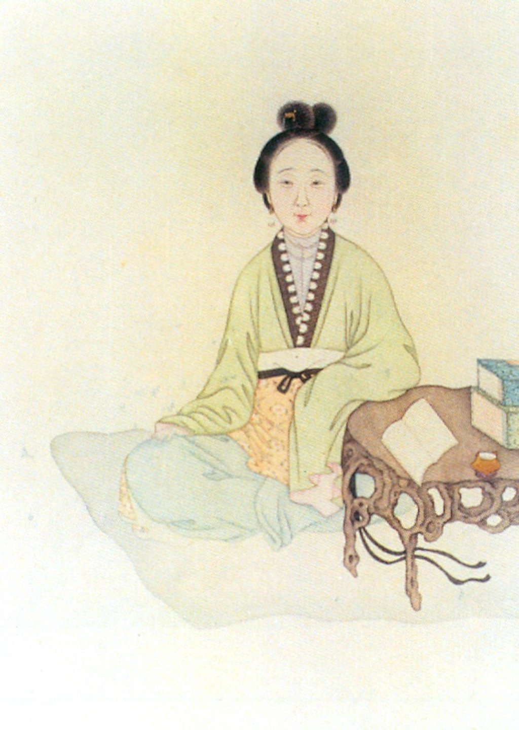 A 17th century portrait of Chen Yuanyuan. Photo: Alamy