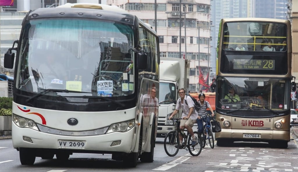 Hong Kong’s busy streets are far from bicycle-friendly. Photo: Felix Wong