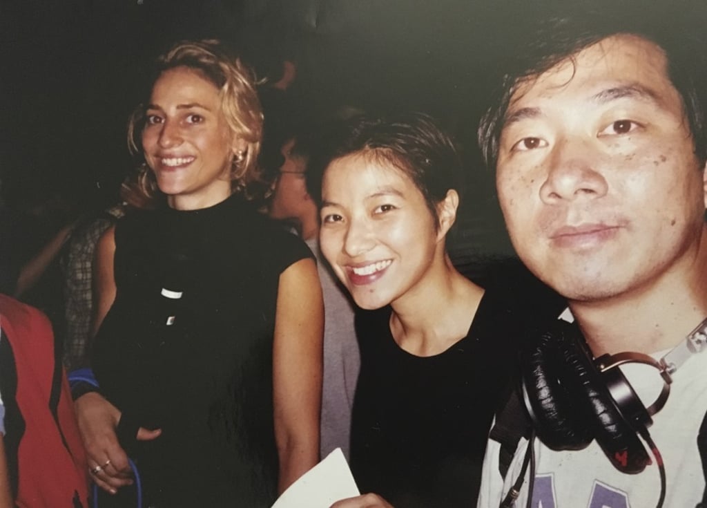 Maitlis at the June 4 vigil in Victoria Park in 1997. Photo: courtesy of Emily Maitlis