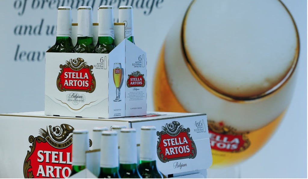 Stella Artois is part of AB InBev’s beer portfolio. Photo: Reuters