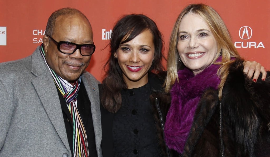 A 2012 photo of Quincy Jones, Rashida Jones and Lipton. Photo: AP