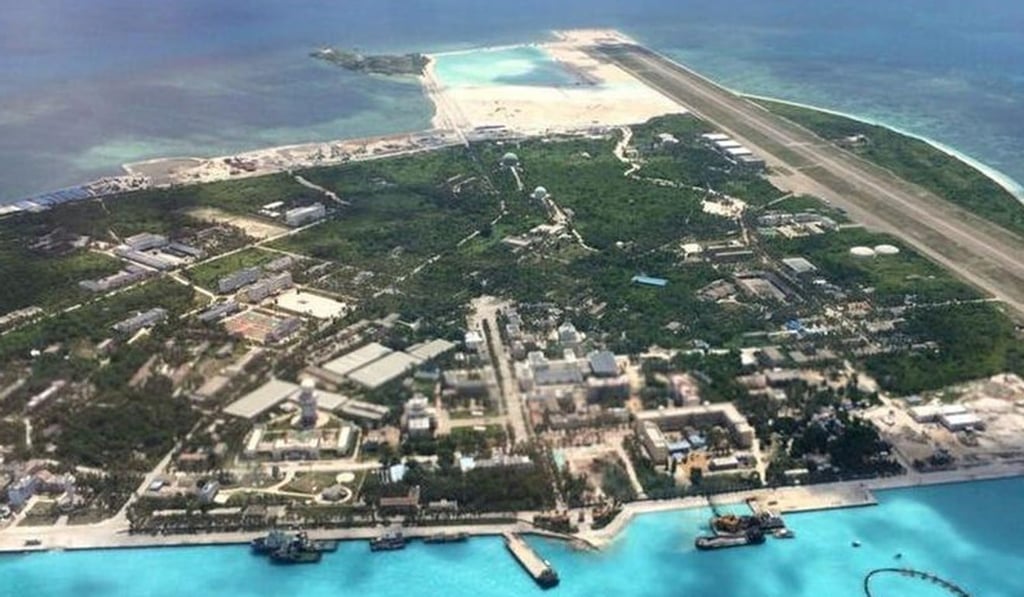 The Maritime Administration Law Enforcement Bureau of Sansha, based on Yongxing Island, announced the US$23.5 million contract. Photo: Handout