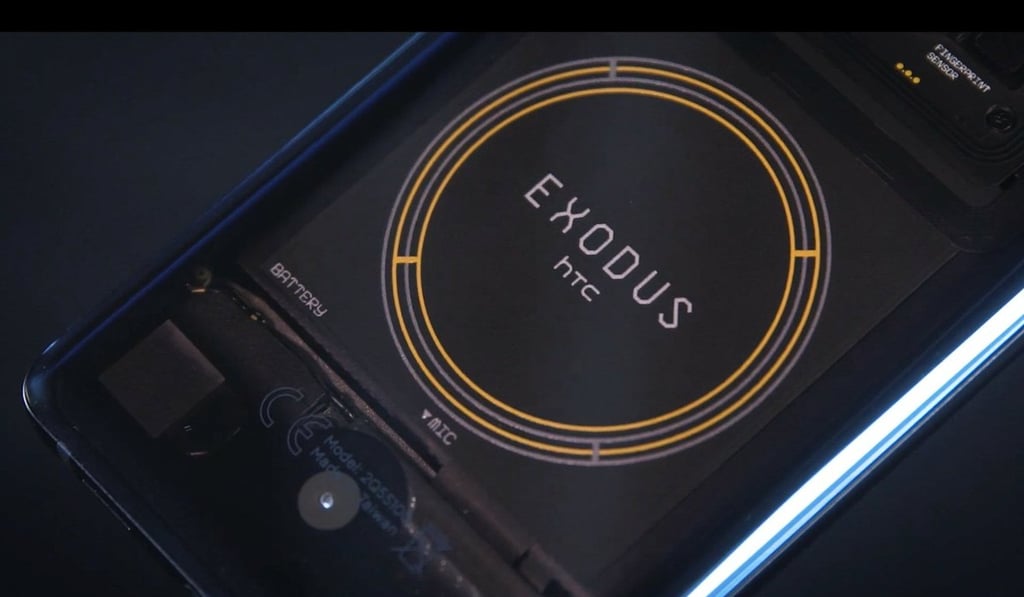 The HTC Exodus blockchain phone. Photo: Handout