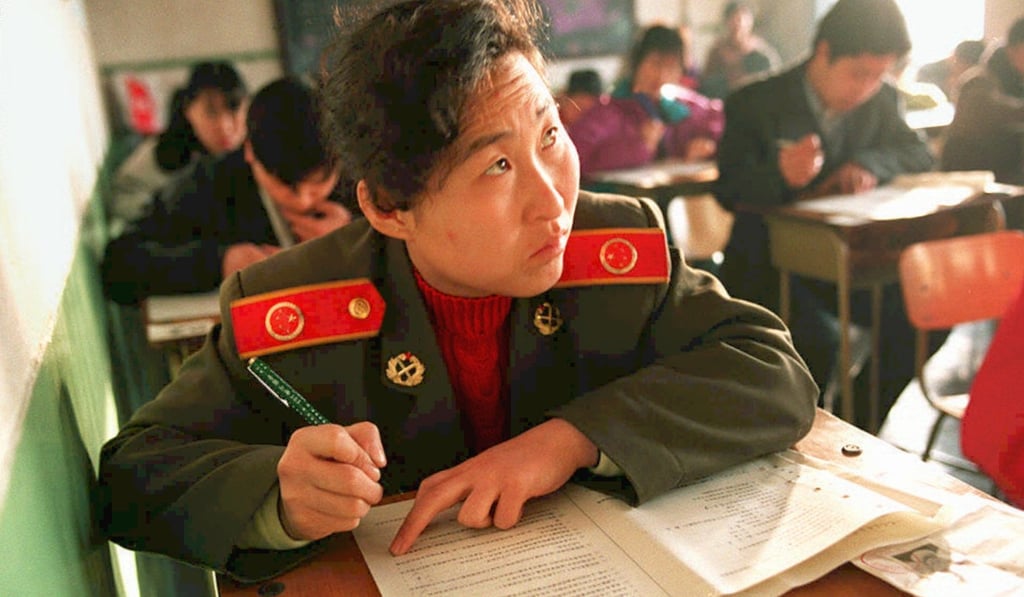 Junior public prosecutors take an exam in Beijing in 1996. In 2002, a national exam was introduced for all those aspiring to join the legal profession. Photo: AFP