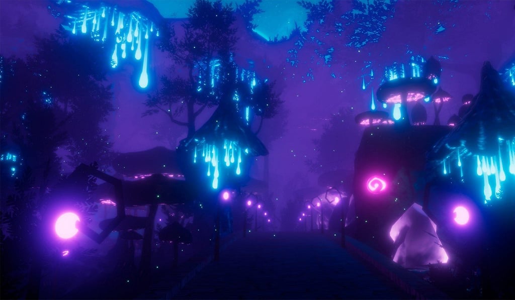 One of several refuges available to explore in Mind Labyrinth VR Dreams. Photo: Frost Earth Studio/Oxygene Media