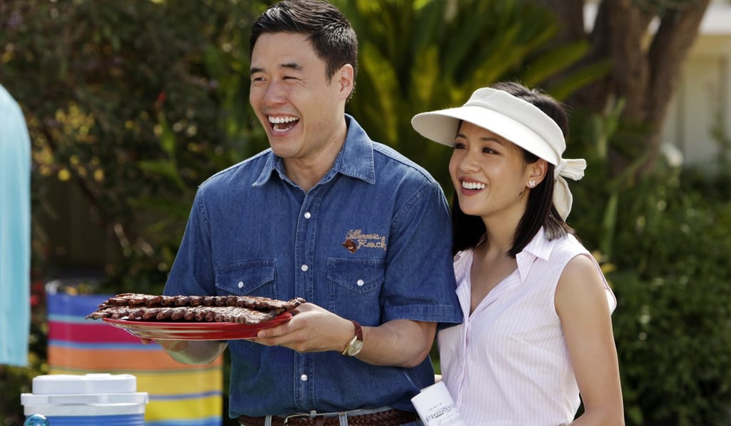 Constance Wu and Randall Park in a scene from Fresh Off the Boat. Photo: ABC via AP
