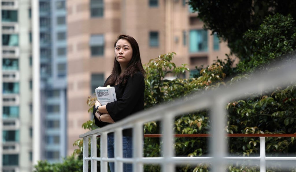 Charlotte Wong, 22, a final-year sociology student at the University of Hong Kong, is worried about her career prospects. Photo: Nora Tam