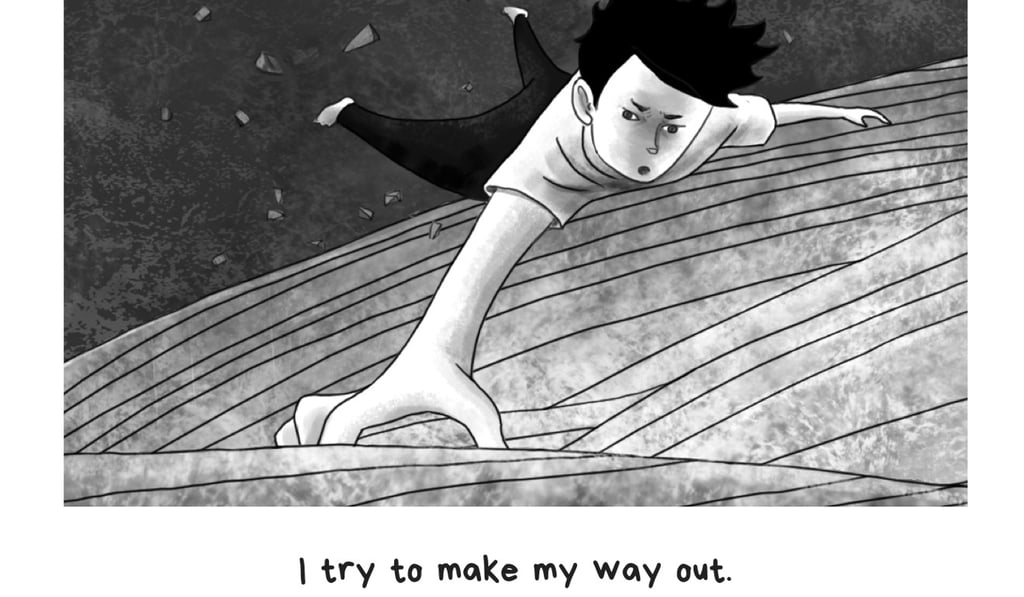 Edward chronicles his 15-year battle against depression, with vivid black-and-white illustrations by his brother Elbert.