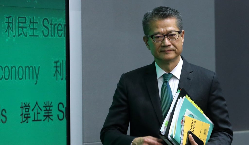 Financial Secretary Paul Chan is going green. Photo: Sam Tsang