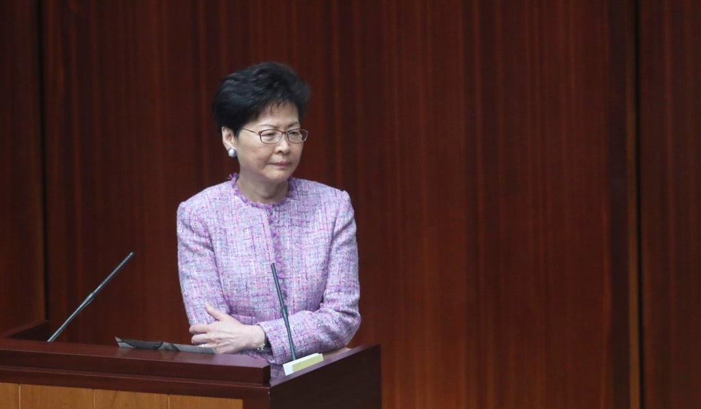 One of the pan-democrats’ amendments sought to cut Chief Executive Carrie Lam’s salary. Photo: Sam Tsang