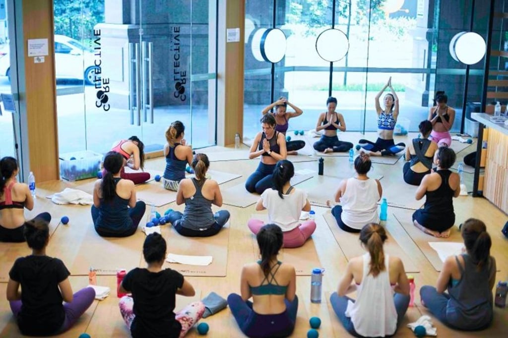 Liv Lo gives a FitSphere fit yoga workshop
