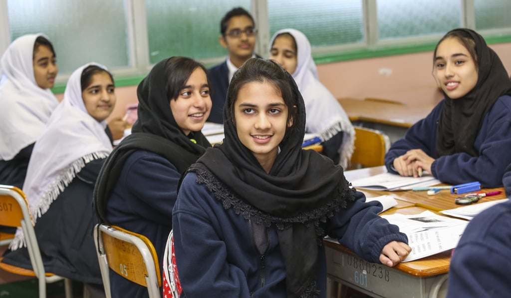 Students from non-Chinese-speaking families at a Hong Kong Taoist Association school in Tseung Kwan O. Photo: Nora Tam