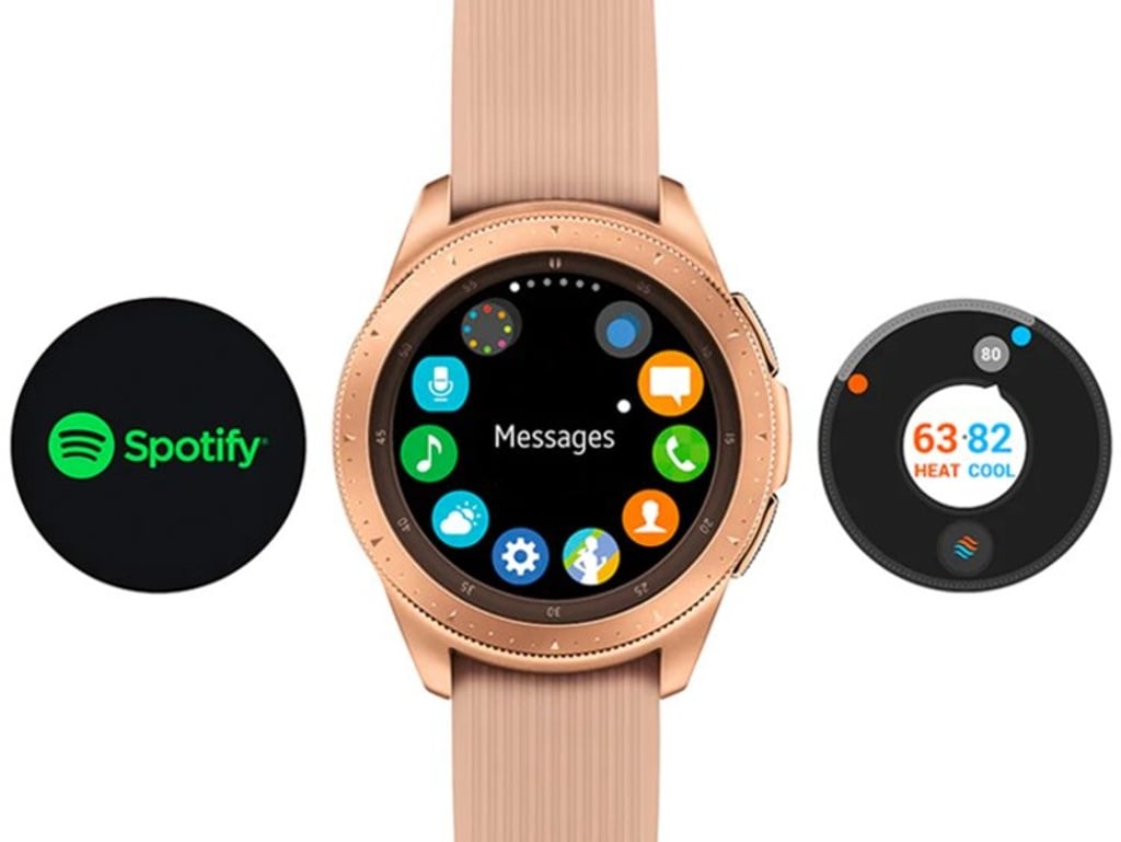 After connecting to the Galaxy Wearable app, the smartwatch allows you to discreetly access your digital life without having to pull out your phone. After connecting to the Galaxy Wearable app, the smartwatch allows you to discreetly access your digital life without having to pull out your phone.