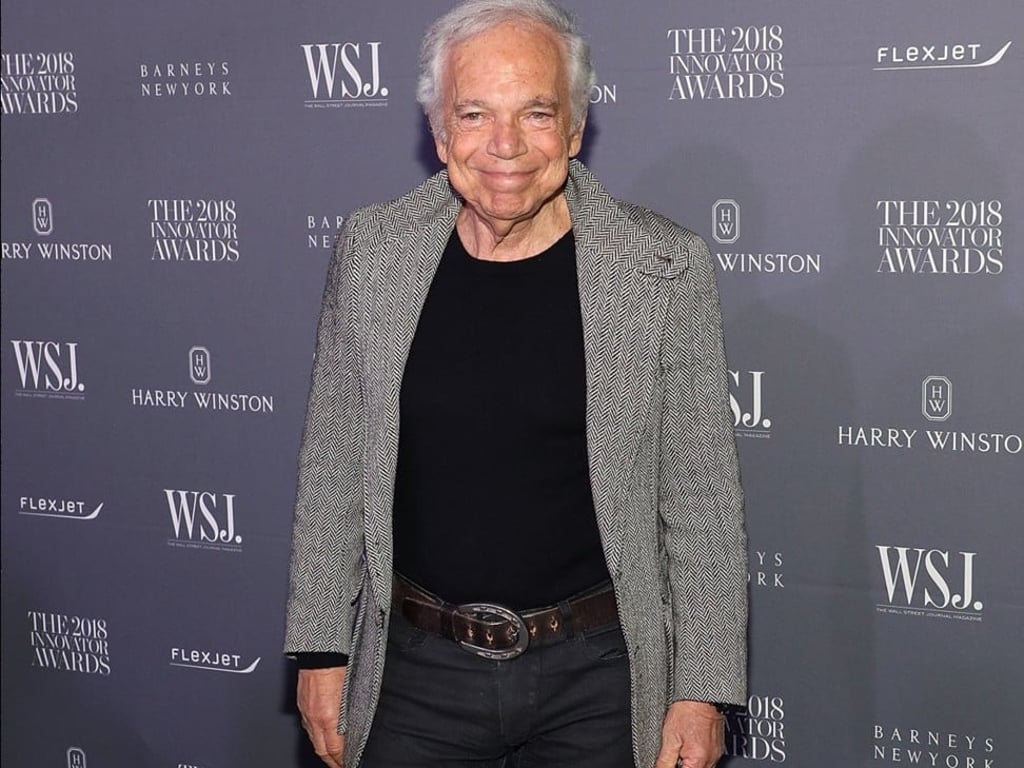 American fashion designer Ralph Lauren