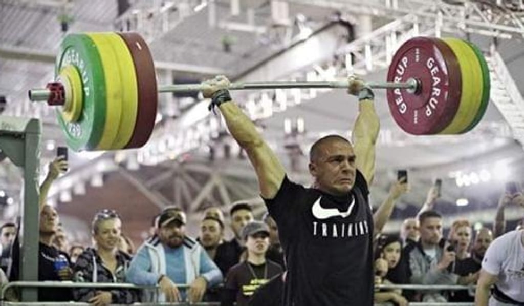Lefteris Theofanidis came fourth at the 2019 CrossFit Open, besting his place from last year by 160 points. Photo: Athens Throwdown