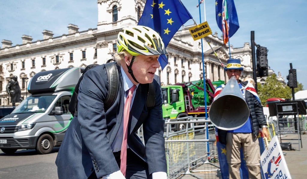 Pro-Brexit Conservative MP Boris Johnson said he would run for prime minister. Photo: AFP