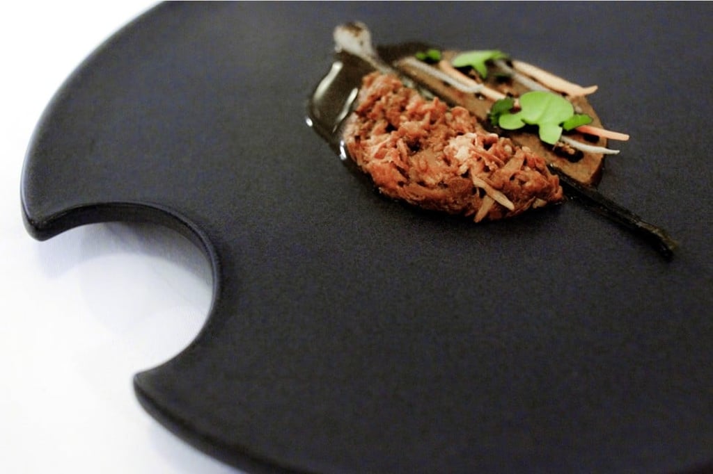 Aperitif offers an eight-course tasting menu for vegans, which includes a main course of jackfruit braised in coconut water and served with tempeh.