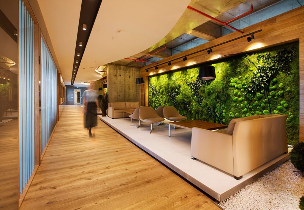 Verdissimo’s preserved plant wall.