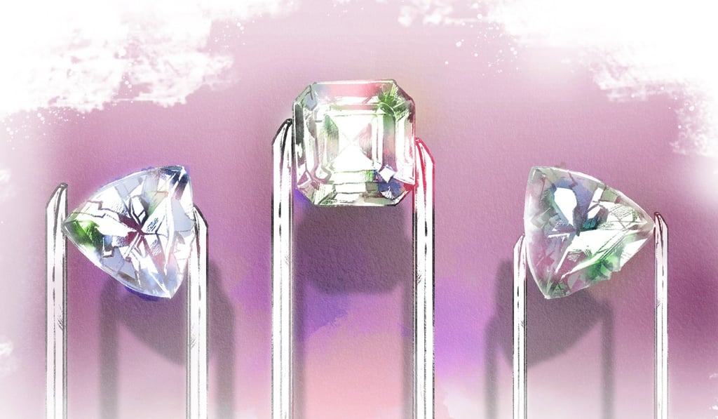 Coloured gemstones can be added to an engagement ring to complement the diamond centrepiece and reflect the owner’s individuality. Illustration: SCMP