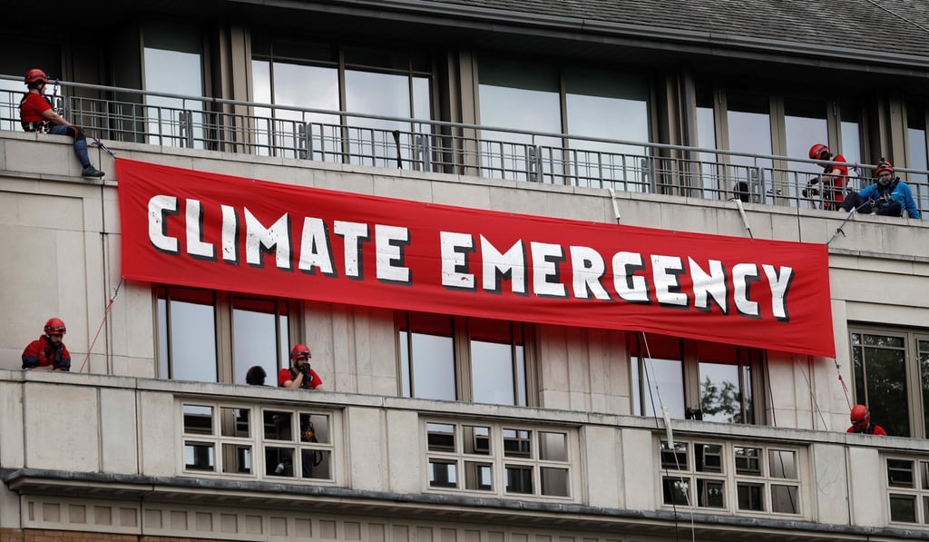 Activists demonstrate outside the BP headquarters in London. Photo: AFP