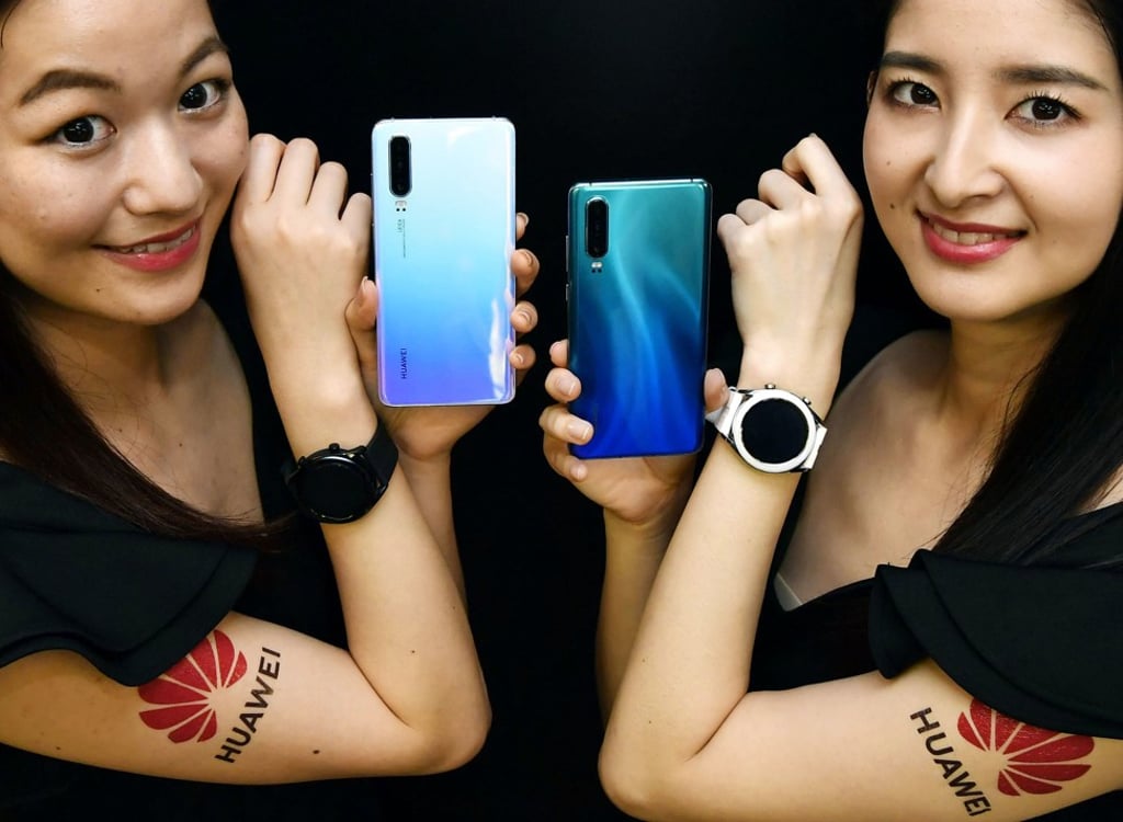 Huawei, the Chinese telecommunications company, is the second-biggest smartphone maker in the world behind Samsung. Photo: Kyodo Huawei, the Chinese telecommunications company, is the second-biggest smartphone maker in the world behind Samsung. Photo: Kyodo