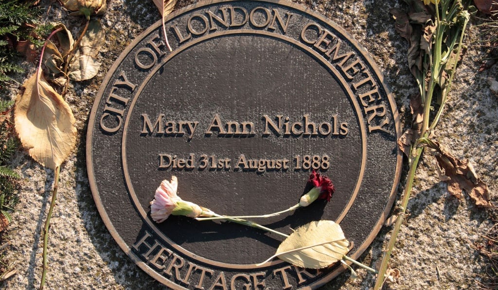 A memorial marker to Mary Ann Nichols, a Jack the Ripper victim, in the City of London Cemetery. Photo: Alamy A memorial marker to Mary Ann Nichols, a Jack the Ripper victim, in the City of London Cemetery. Photo: Alamy