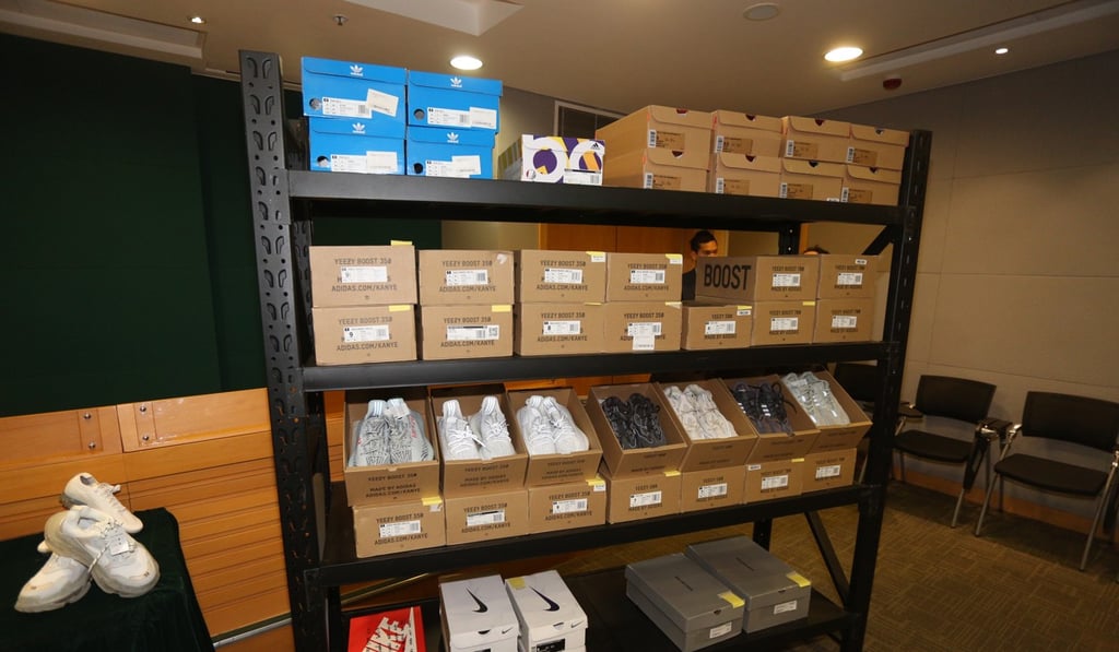 Nike and Adidas fakes among haul of counterfeit trainers valued at US ...