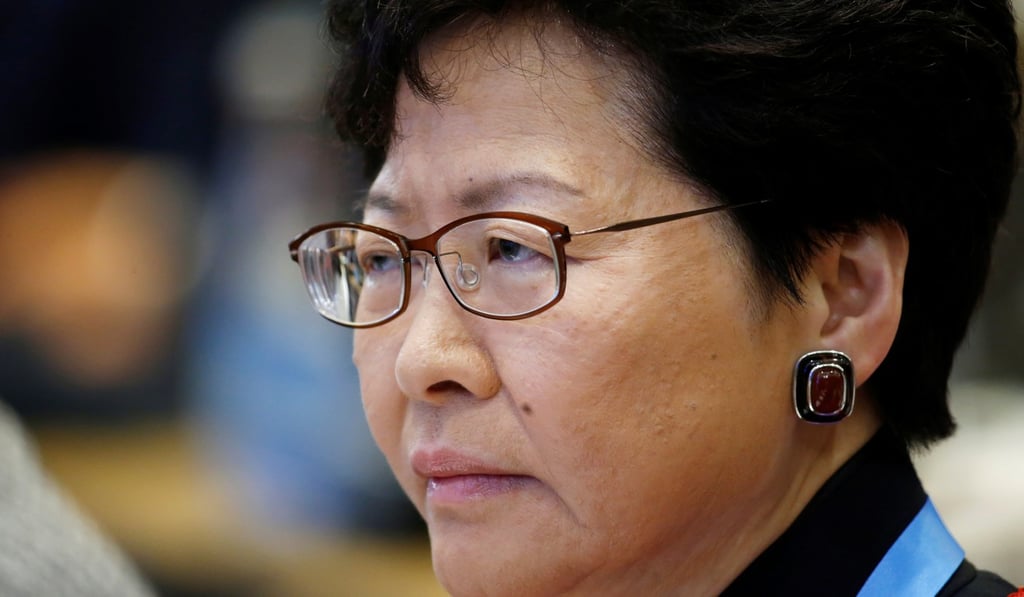 Carrie Lam’s government is going all out to present a united front on the bill. Photo: Reuters