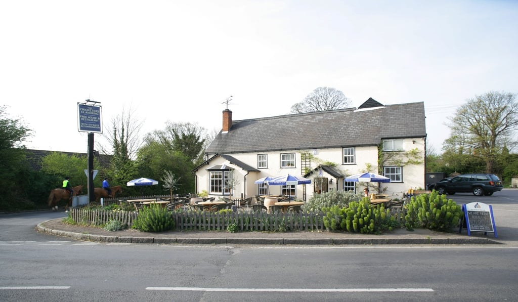 Oliver’s parents ran the Cricketers pub in Clavering, Essex. Photo: Alamy