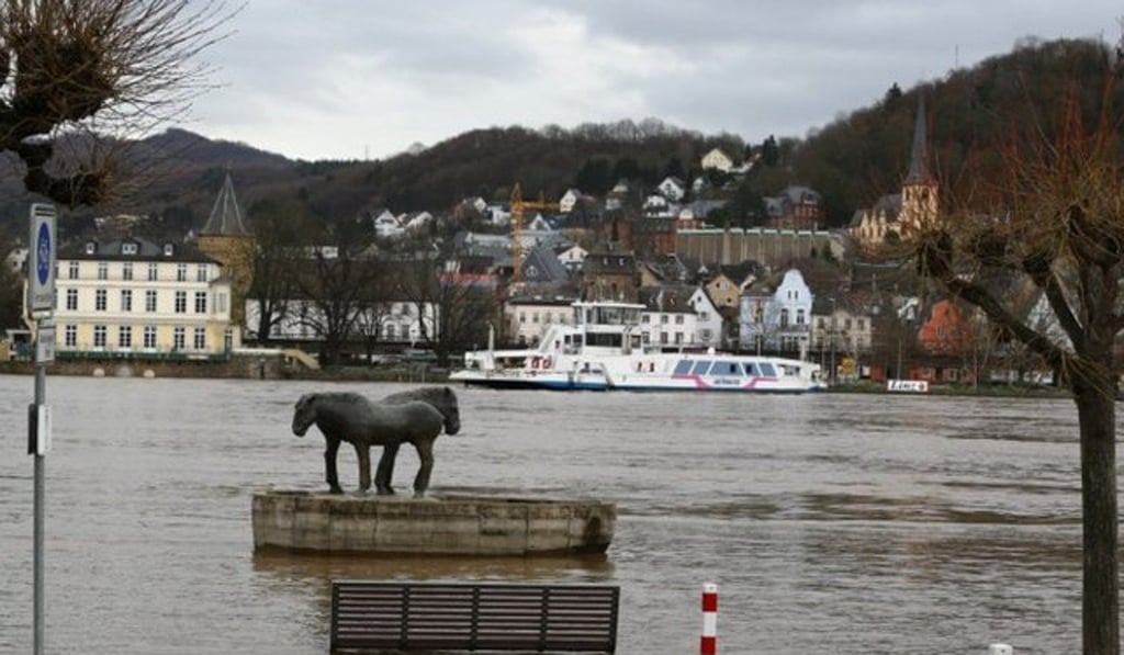 The River Rhine may be a good place to contemplate the price of the iPhone XS which costs about US$200 more in Austria than the US. Photo: Reuters