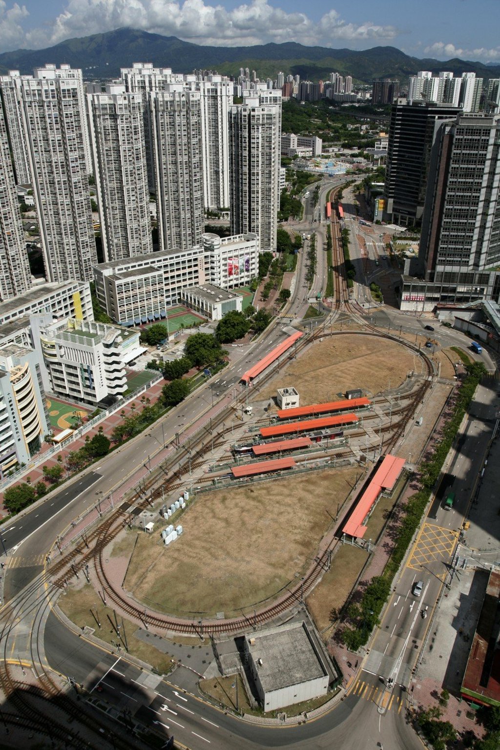 Tin Wing light rail station in Tin Shui Wai. The site came up for tender in January 2014. Photo: Handout