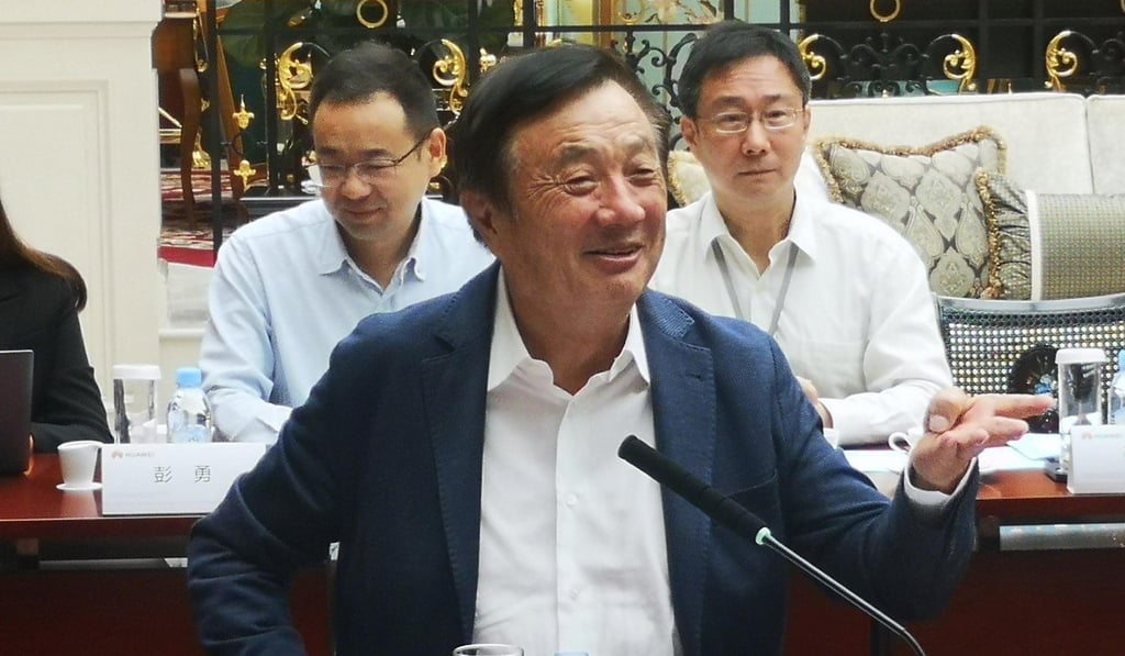 Ren Zhengfei was praised for his cool-headed comments. Photo: Xinhua