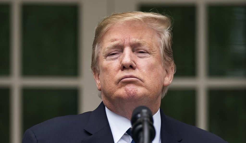 US President Donald Trump: tech-giant killer? Photo: EPA