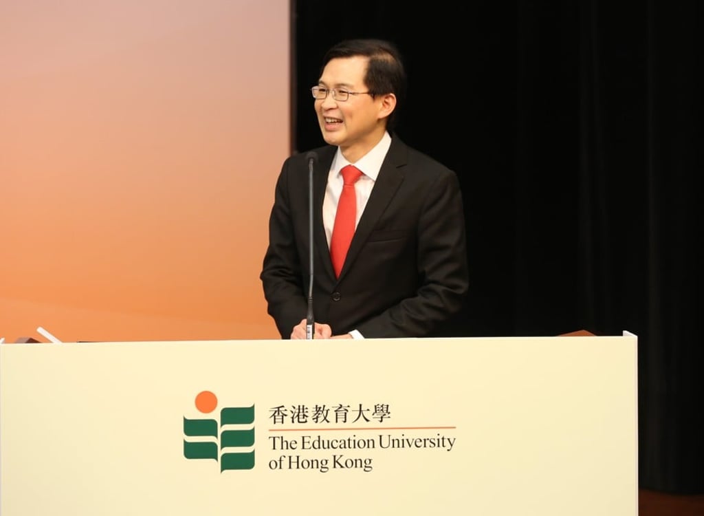 Roy Cho Kwai-chee, founder and chairman of the Cho Kwai Chee Foundation, at the naming ceremony of Cho Kwai Chee Foundation Building at the Education University of Hong Kong, in August 2016. Photo: Handout Roy Cho Kwai-chee, founder and chairman of the Cho Kwai Chee Foundation, at the naming ceremony of Cho Kwai Chee Foundation Building at the Education University of Hong Kong, in August 2016. Photo: Handout