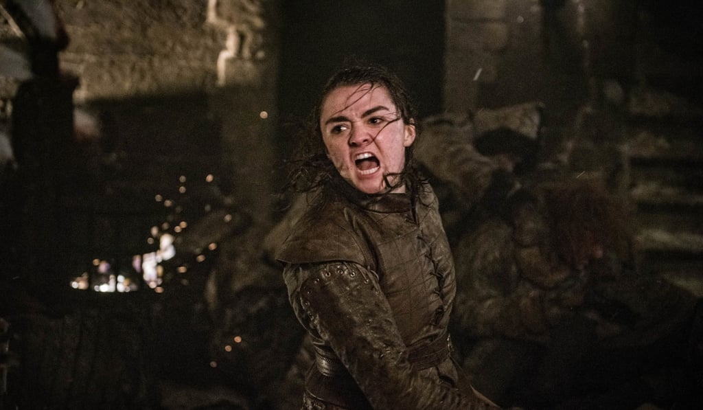Maisie Williams (Arya Starkk) in a scene from Game of Thrones. Photo: Helen Sloan/HBO/AP