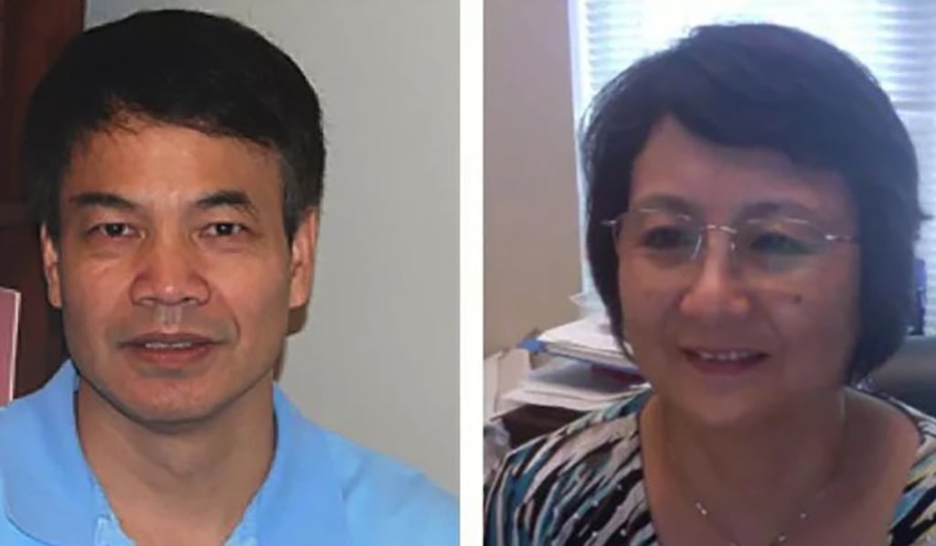 Biology professors Li Xiaojiang (left) and Li Shihua were sacked by Emory University on May 16. Photo: Handout
