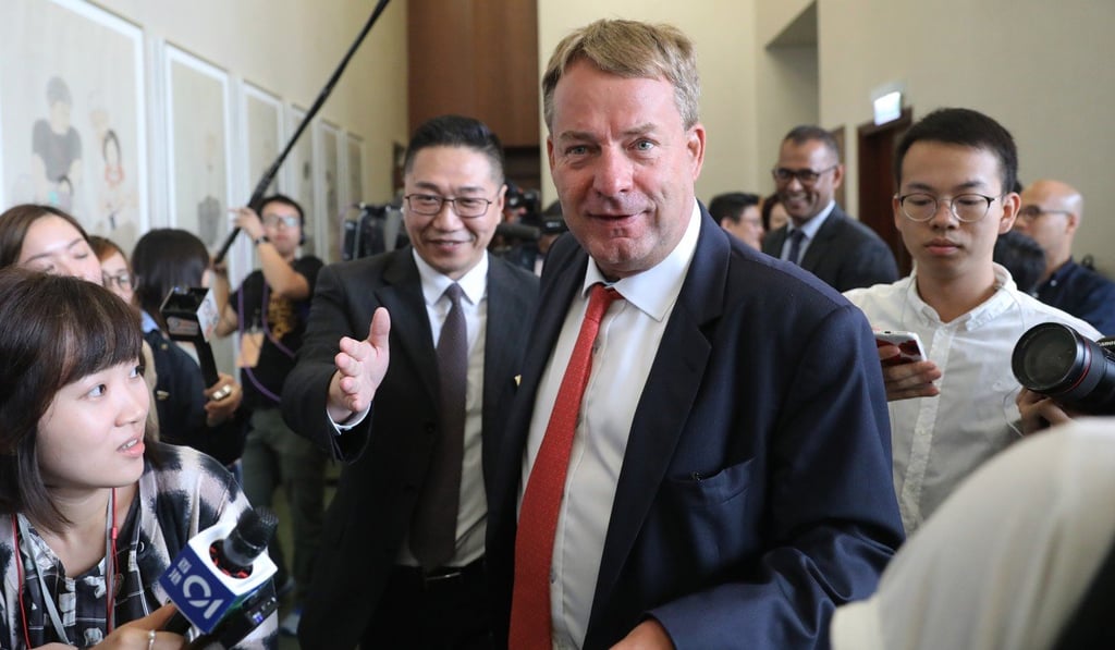 German consul general Dieter Lamlé. Photo: Sam Tsang