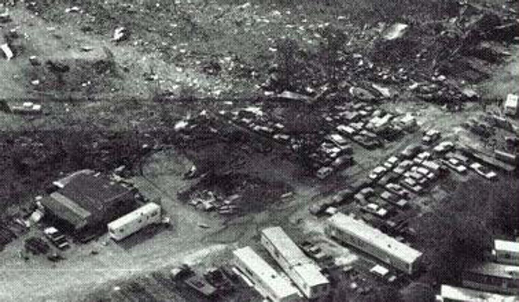 The crash site of the plane which plunged to the ground during take-off in Chicago. Photo: Handout The crash site of the plane which plunged to the ground during take-off in Chicago. Photo: Handout