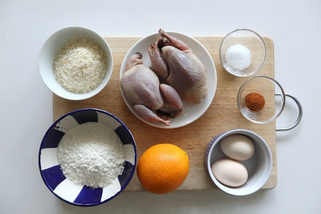 The ingredients for the dish: Photo: Xiaomei Chen