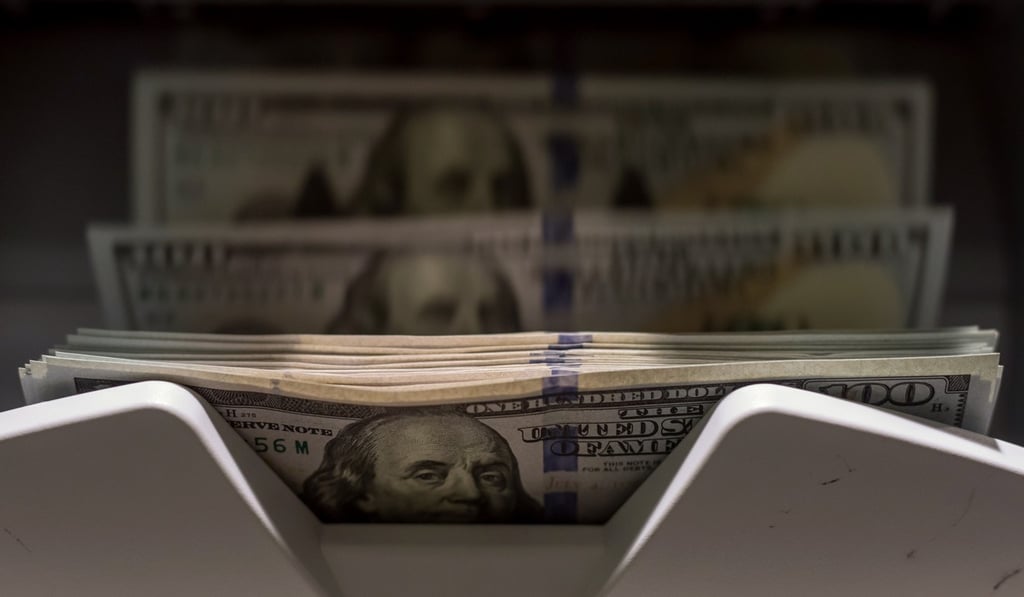 China’s US dollar interest rate for one-year deposits implied by the yuan exchange rate has risen to around 3.4 per cent from 2.4 per cent last August, according to Thomson Reuters data. Photo: Bloomberg