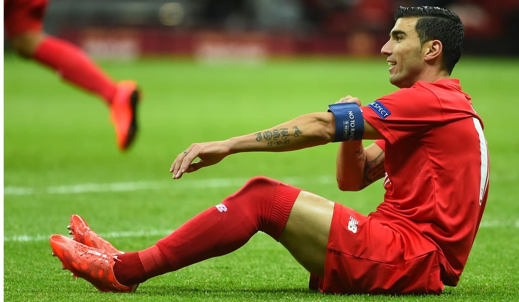 Jose Antonio Reyes turns out for Sevilla. Photo: EPA