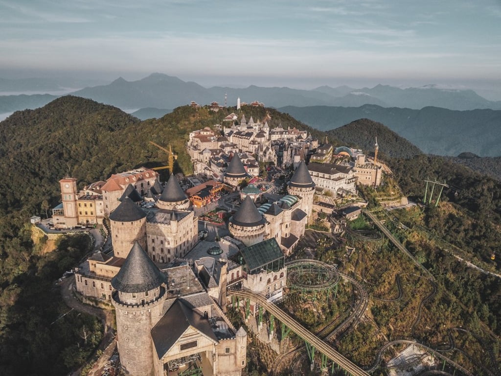 The French Village Bana Hills perched above the city is quite unlike any of Da Nang’s other lodging options. Photo: Shutterstock