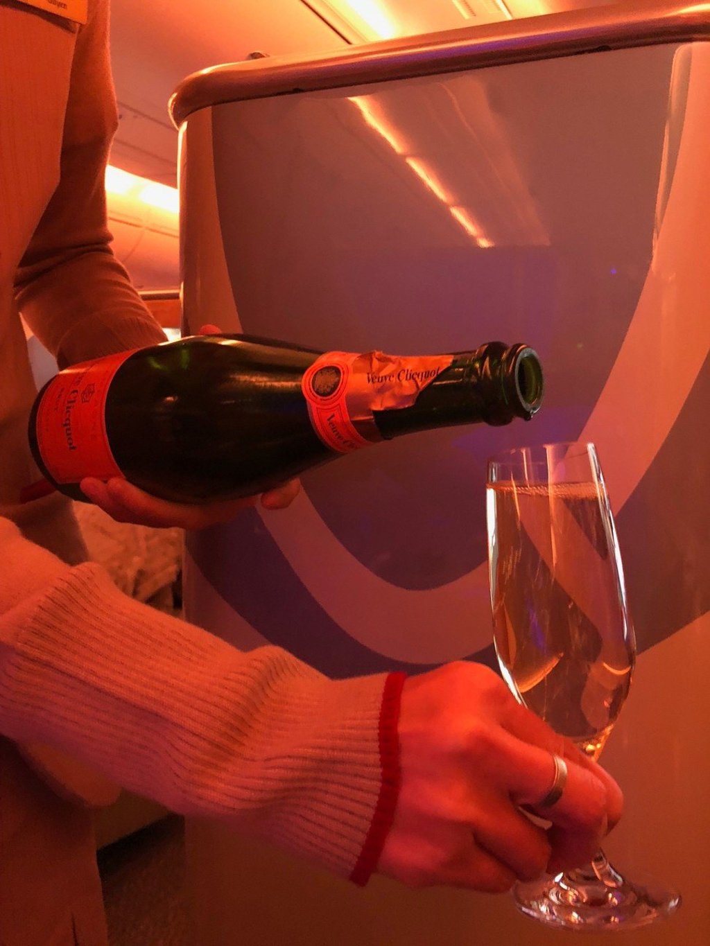 Champagne on Emirates