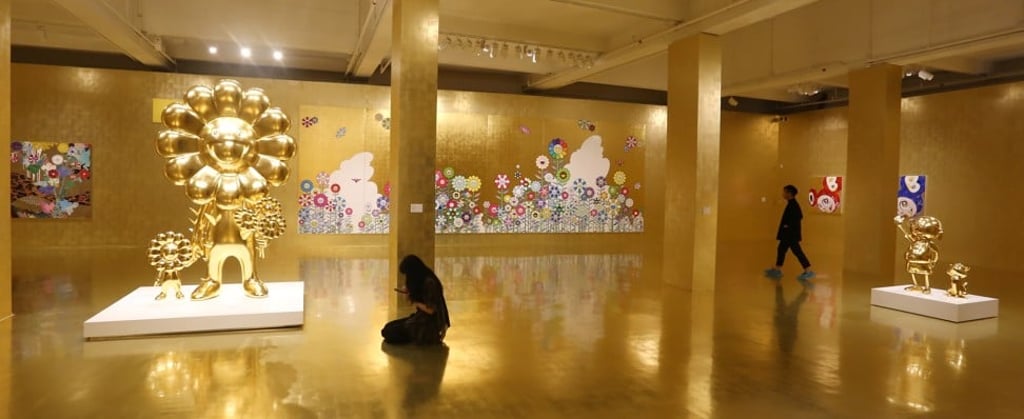 Inside Murakami vs Murakami at Tai Kwun. Photo: Jonathan Wong